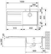 Мойка Franke MTX 211 (чаша слева) фото 4